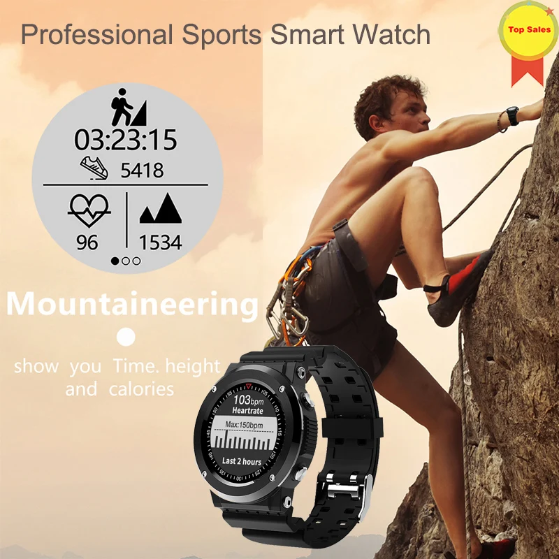 

GPS Smart Band Heart Rate Monitor Fitness Bracelet IP67 Waterproof sports Watch Blood Pressure 60days standby Tracker GPS Watch