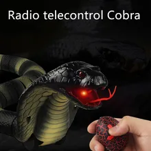 Забавный Электронный pet инфракрасный пульт дистанционного управления большой Кобра моделирование животных реалистичное действие tricky t подарок на Хэллоуин Игрушка