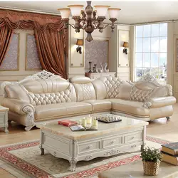 Прямые продажи мебель для гостиной, кожа L форма диван комплект мебель цены Китай диван muebles де Сала copridivano