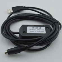 FX-USB-AW подходит для Mitsubishi FX3U 3g 1N 2N 1S серии PLC Кабель программирования заменен на USB-SC09-FX, есть