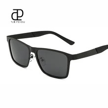 FEIDU, брендовые дизайнерские поляризованные солнцезащитные очки из сплава, мужские солнцезащитные очки с покрытием для вождения на открытом воздухе, Oculos de sol masculino