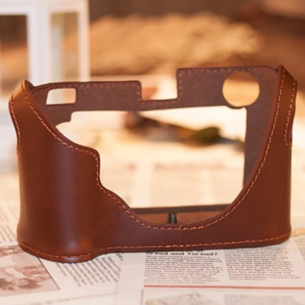 

Genuine Real Cow Brown Leather Half Case for Leica M M10 M240