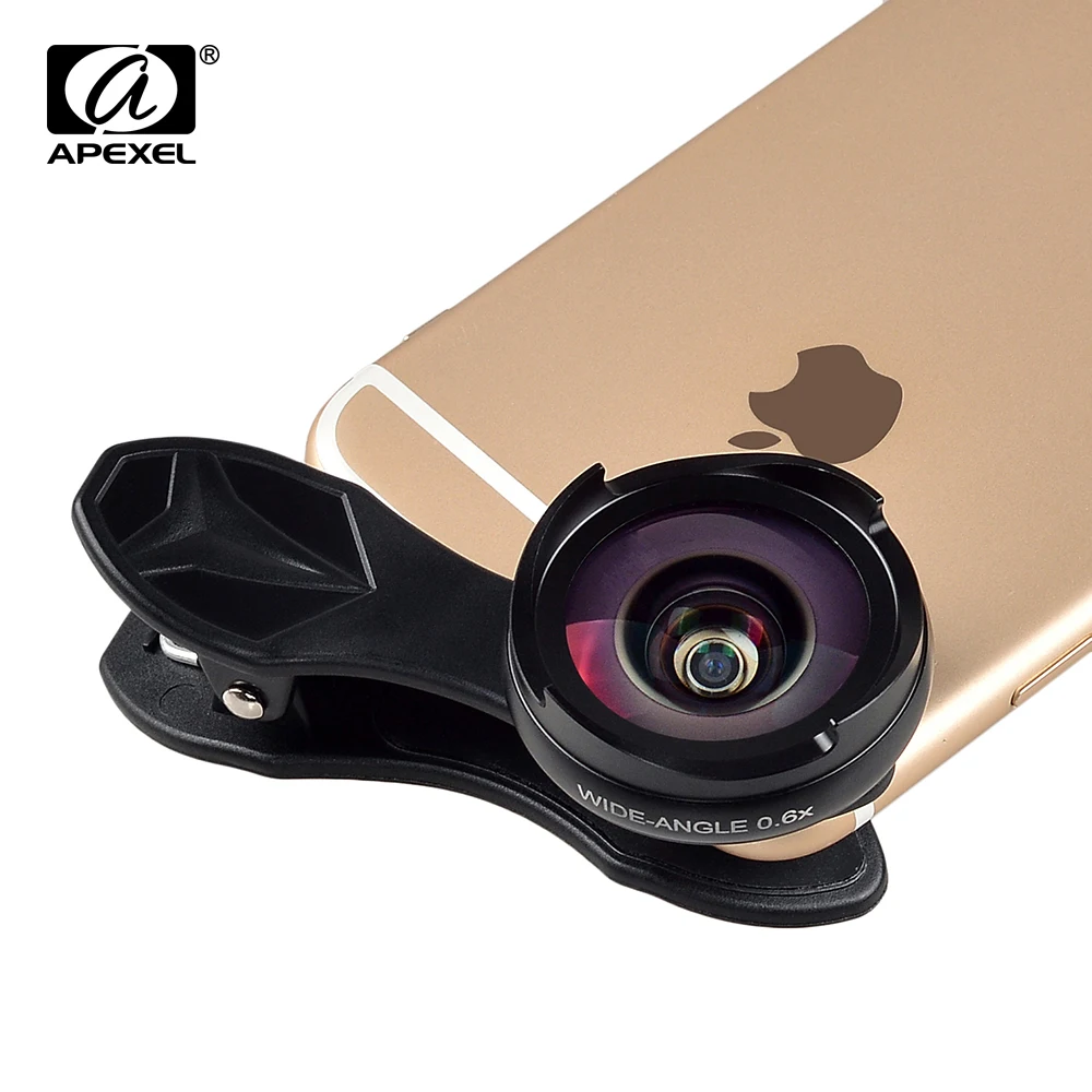 bilder für Apexel 2017 neue kamera objektiv kit professionelle 2 in 1 breite winkel/makro-objektiv für xiaomi iphone 5 s 6s 7 plus keine dunklen keine verzerrung bilder für Apexel 2017 neue kamera objektiv kit professionelle 2 in 1 breite winkel/makro-objektiv für xiaomi iphone 5 s 6s 7 plus keine dunklen keine verzerrung
