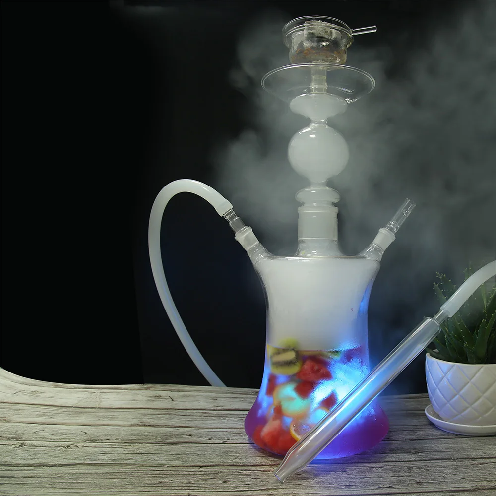 1PC Glass Down Stem for Led Art Hookah, hookah accessories