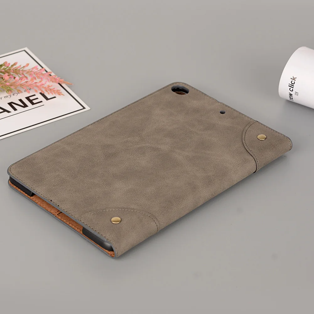 Чехол для iPad 10,2, чехол для iPad 7-го поколения, деловой кожаный чехол, подставка для планшета, чехол с отделением для карт