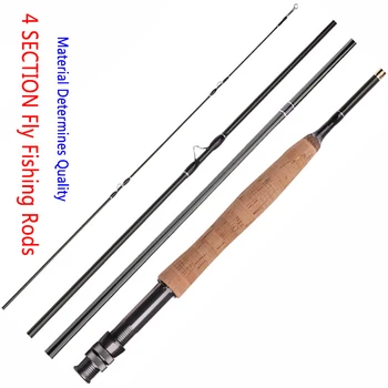 

FX 2.7m Fishing Rods Stainless Steel Top Ring Fly Fishing Rod 4 Section Ceramic Guide Ring Lure Rod Composite Carbon