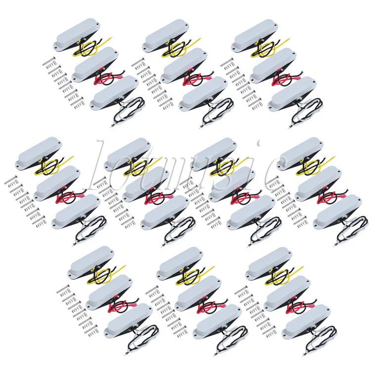 10Sets Noiseless White Cover Pickup Alnico V Vintage Single Coil Pickup Belcat Rosh 10Sets Noiseless White Cover Pickup Alnico V Vintage Single Coil Pickup Belcat Rosh