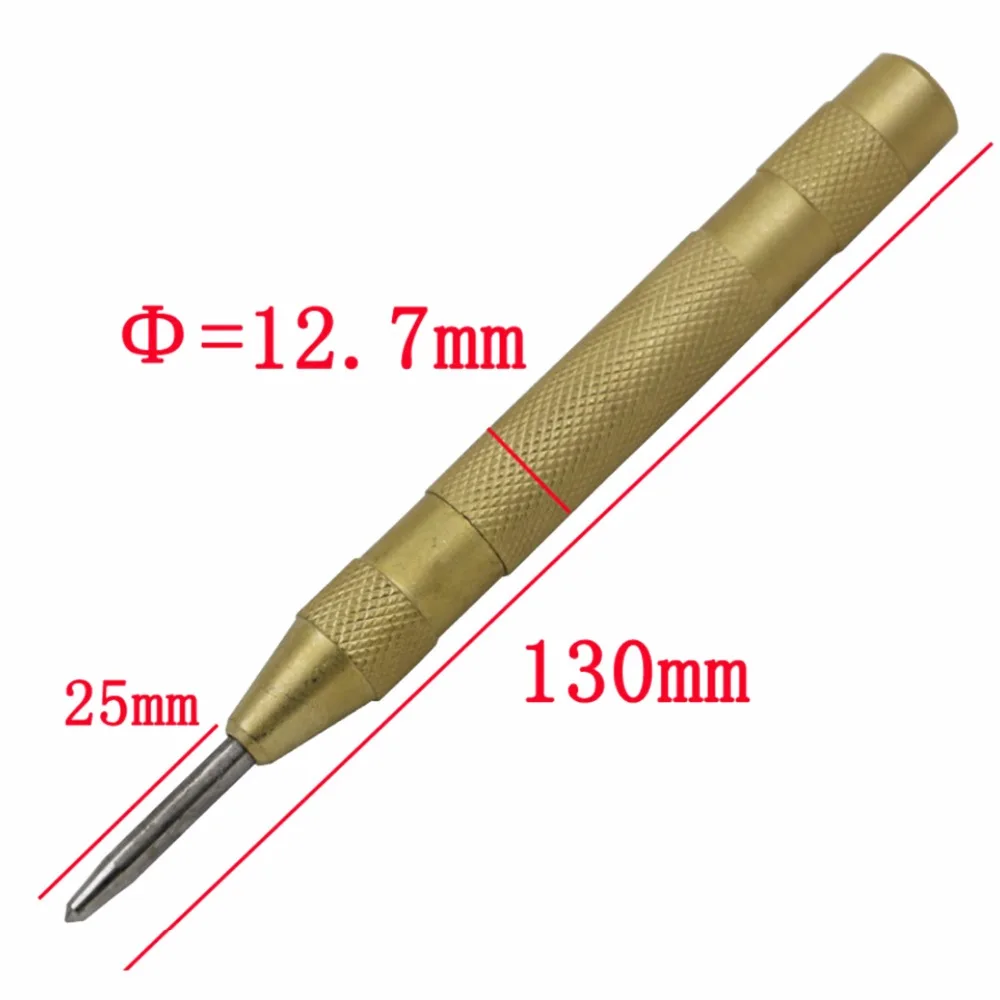 

5 Inch Automatic Center Pin Punch Spring Loaded Marking Starting Holes Tool High Speed Steel Automatic Centre Punch Dot Punch