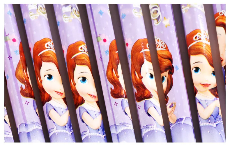 30 шт. Детские Мультяшные карандаши с ластиком disney Frozen Elsa Mickey Sofia HB карандаш экологически чистый и нетоксичный