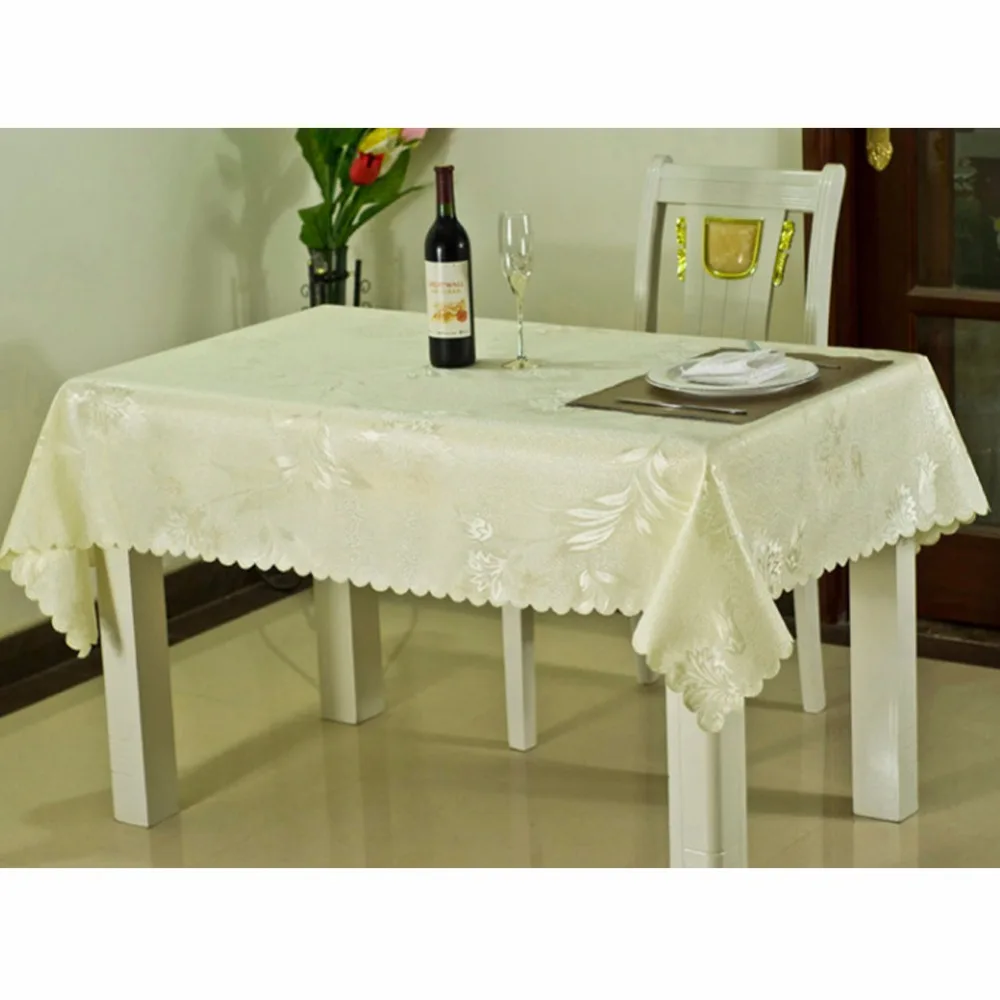 Rent-a-christmas delivers decorations on demand Christmas Square Printing Tablecloth Table Linen Decoration Glitter