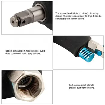 

auto repair tools 10H 3/8 inch Air Pneumatic Wrench Car Repair Tools Japanese Intake Air Interface automobiles