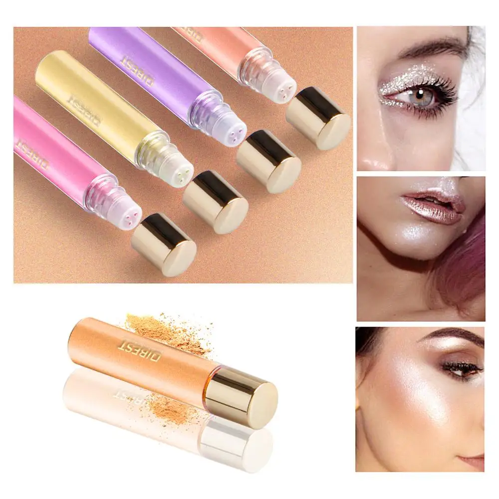 

17 Color Highlight Brightening Powder Diamond Eye Shadow Powder Streamer Illusion Mermaid Powder Glitter Eyeshadow RQS-Y17
