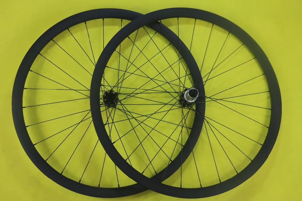 29er tapeless MTB XC прямой углерод тяги колеса бескамерные UD matt Powerway M32 концентраторы