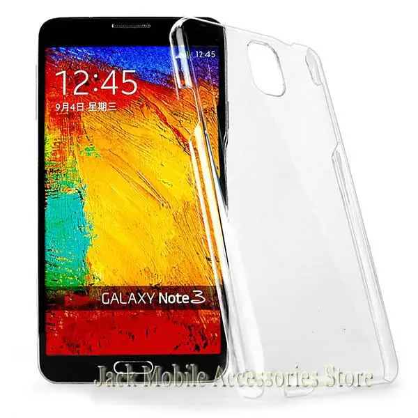 For Samsung Galaxy Note 3 III N9000 New High Quality Hard Plastic Crystal Clear Luxury Case Back Cover Free Shipping | Мобильные