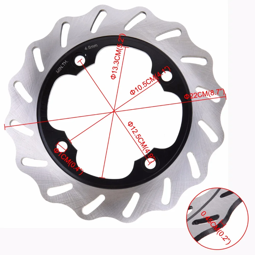 Задний тормозной диск ротора для Honda CBR 600 RR CBR 900 RR CBR 1000 RR CBR 400 RR CBR 1998 RR CBR 900 RR CB 600 HORNET 1998-2006