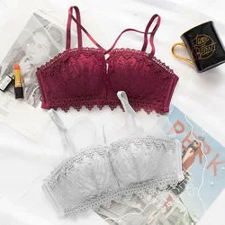Roseheart Women Fashion Gray Sexy Lingerie One-Piece Bras Cut Out Cotton Panties Wireless Bra Sets Underwear A B Luxury French Roseheart Women Fashion Gray Sexy Lingerie One-Piece Bras Cut Out Cotton Panties Wireless Bra Sets Underwear A B Luxury French