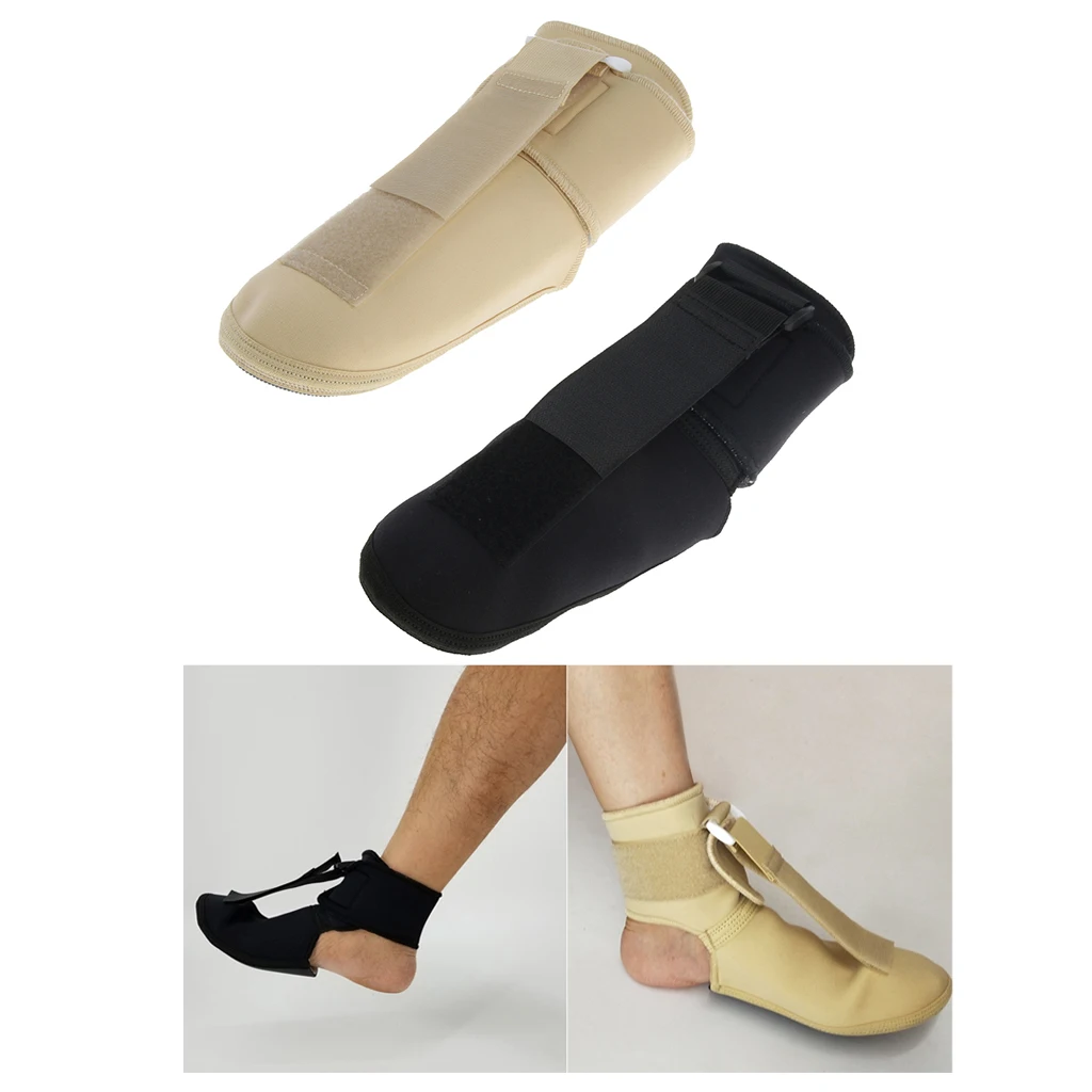 

2pcs Soft Stable Drop Foot Support Brace, Plantar Fasciitis Night Splint for Feet Pain Inflammation & Soreness Relieve