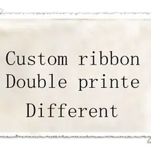 50/100 ярдов Индивидуальные ленты с двойной печатью для различных patterm Grosgrain ленты