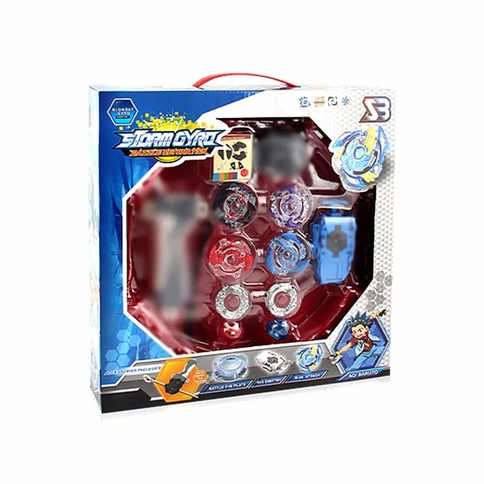 Красочная коробка Beyblade Burst для продажи металлический Fusion 4D BB807D B66 B48 B34 B35 B59 B41 пусковая установка волчок Набор детских игровых игрушек - Цвет: BB807D