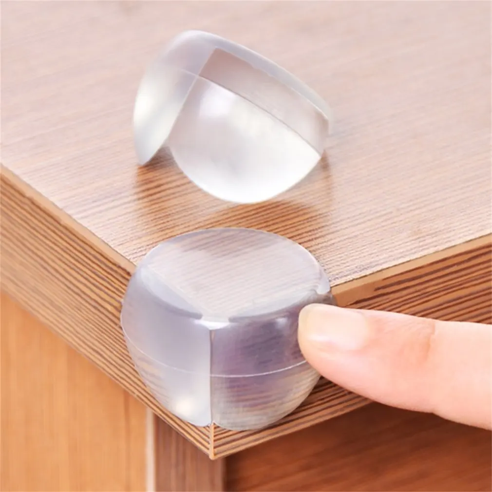 Child 4pcs Baby Safe Safety Silicone Protector Table Corner Edge