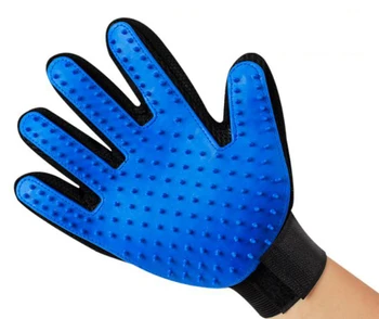 

Free Shipping+Wholesale Cats Dogs Massage Glove Soft TPR Pet Bath Brush Shower Grooming Comb,100pcs/lot