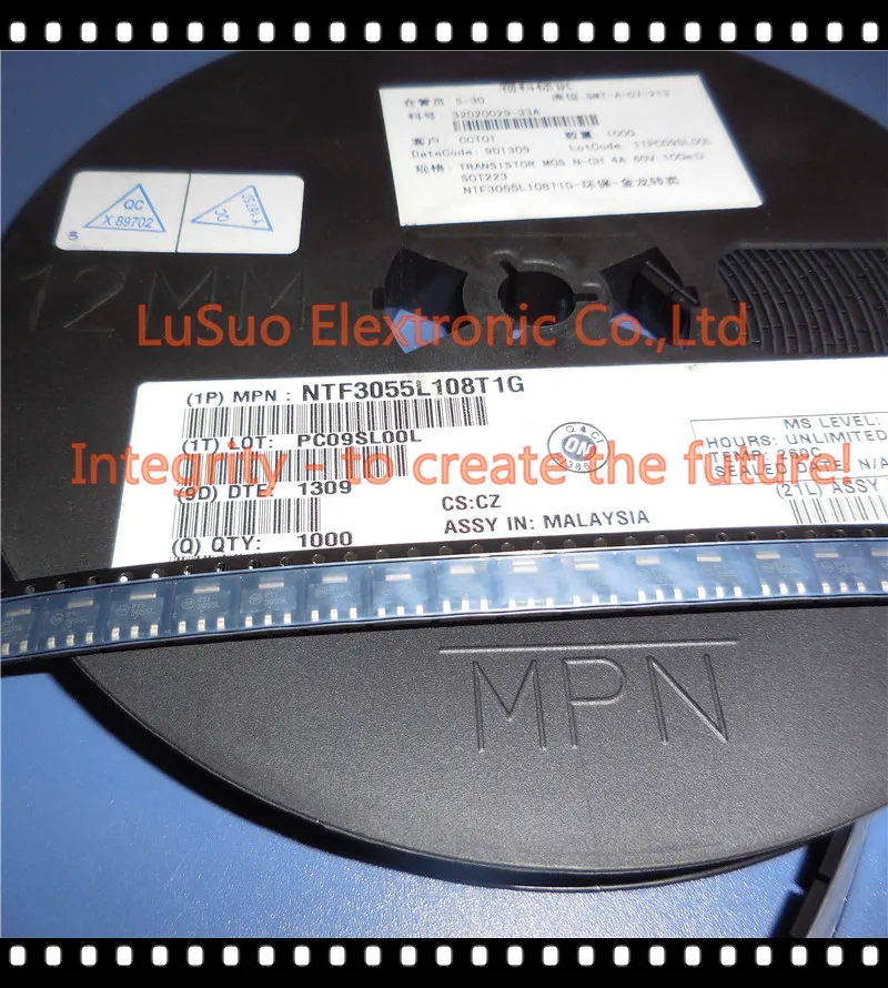 50 шт. NTF3055L108T1G NTF3055L108 NTF3055 SOT223|sot 223|mosfet powermosfet 50pcs |
