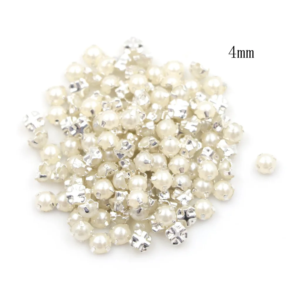 100 pièces artisanat 3/4MM Mini perle boucle bricolage robe de poupée Patchwork accessoires de couture (lot de 100)