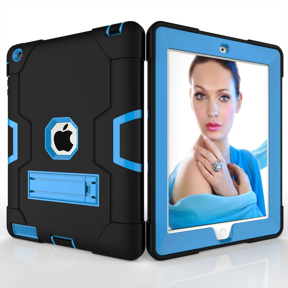 11 Для IPad 2/3/4 сверхмощный противоударный Гибридный резиновый прочный жесткий защитный чехол для iPad2/3/4 - Цвет: 11