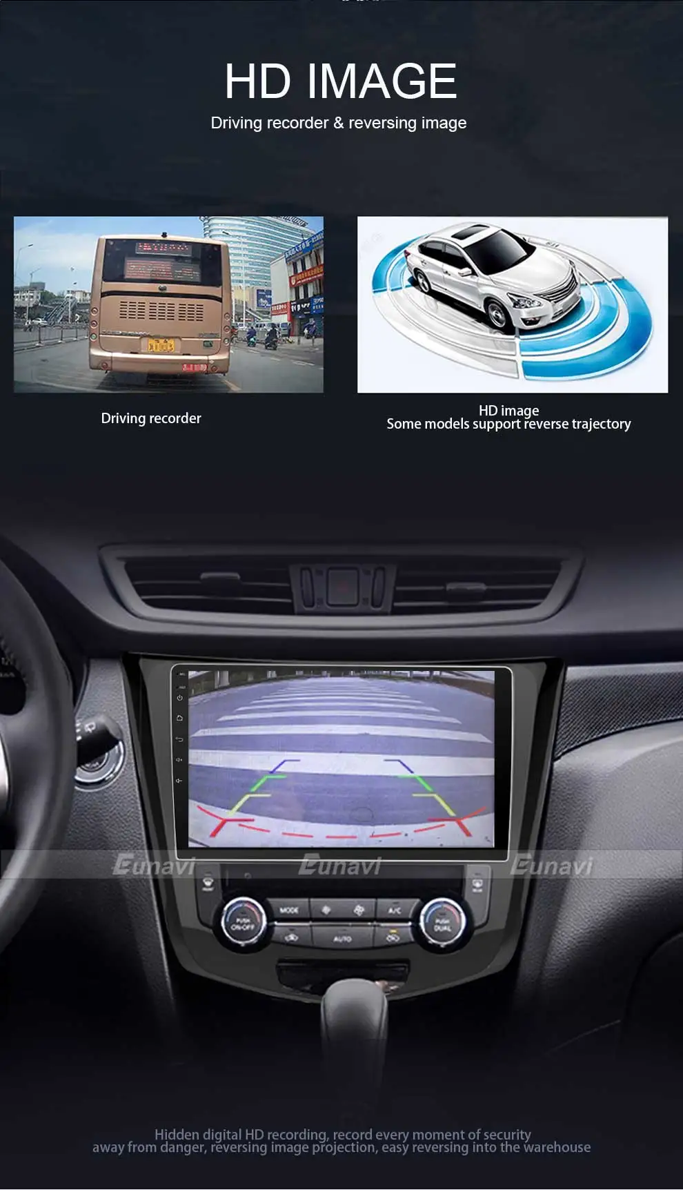 Cheap Eunavi 10.2" Android 8.1 Car GPS Radio Player for Nissan X-Trail Qashqail 2014-2017 with Quad Core 2GB+32GB Stereo Multimedia 12