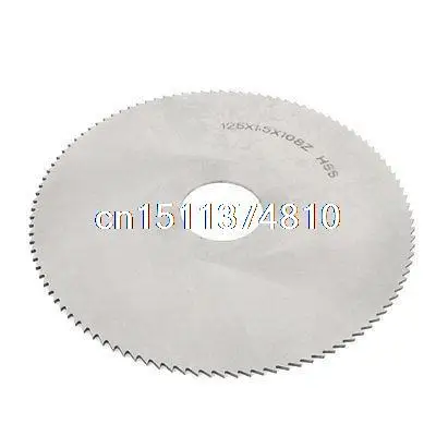 

HSS Machinist Hand Tool 108T Slitting Saw Blade Cutter 125MMx1.5MMx27MM