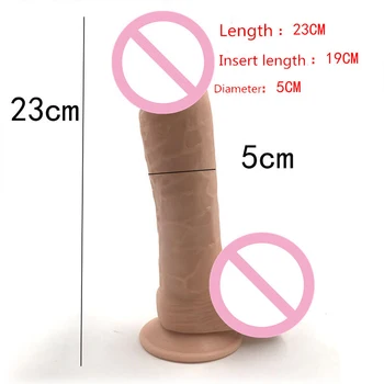 Strapon dildo realistic soft huge dildos strap on penis big dick removable belt adjustable sex toys for women masturbate toys 3
