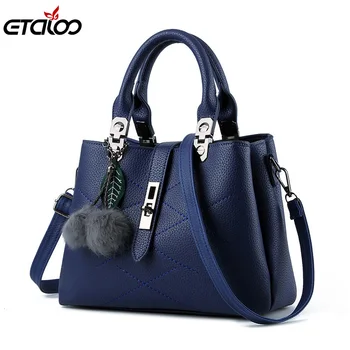 

Women Bag Leather Handbags 2019 Female Fashion Casual Bag Sweet Handbags Messenger Handbag