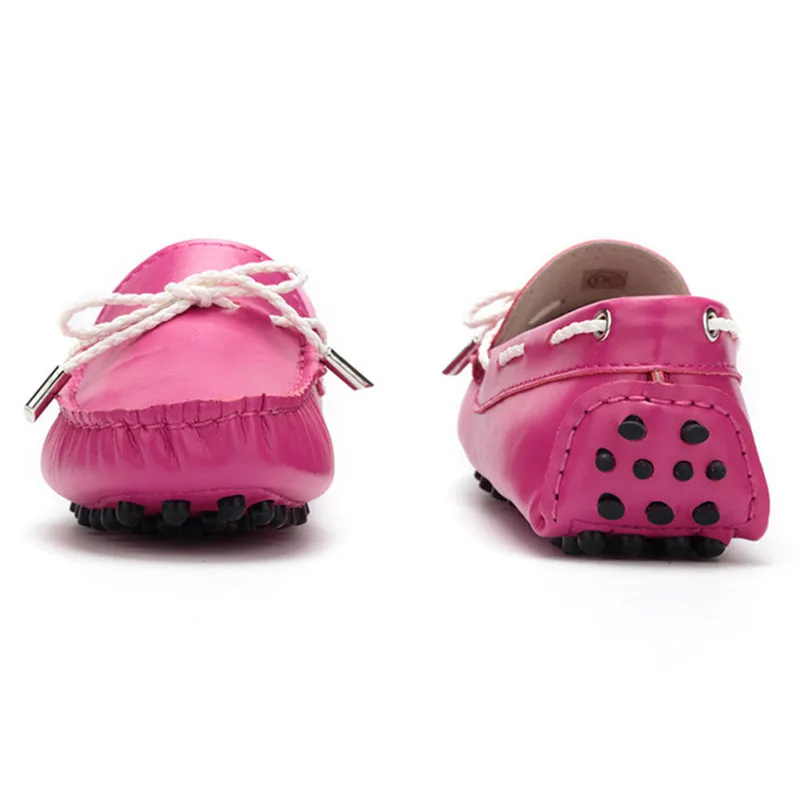 

Stunning New Style 2019 Shoes Women 100% Genuine Leather Women Flat Shoes Casual Loafers Moccasins Lady Driving Shoes
