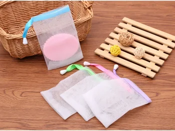 

500pcs Practical Soap Blister Mesh Soap Net Foaming Net Easy Bubble Mesh Bag Popular Bath & Shower Random Color