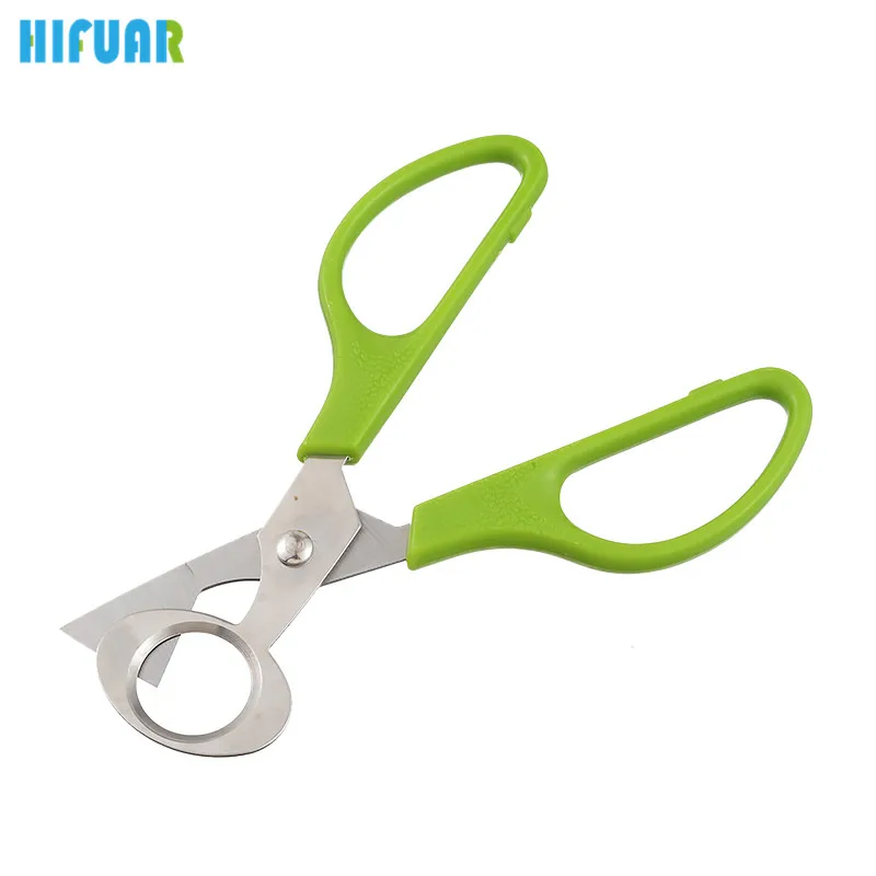 

Hifuar Egg shells Scissors Bird Cutter Opener Stainless Steel Quail Egg Slicers Cigar Cutter Kitchen Tool Clipper 14x6cm
