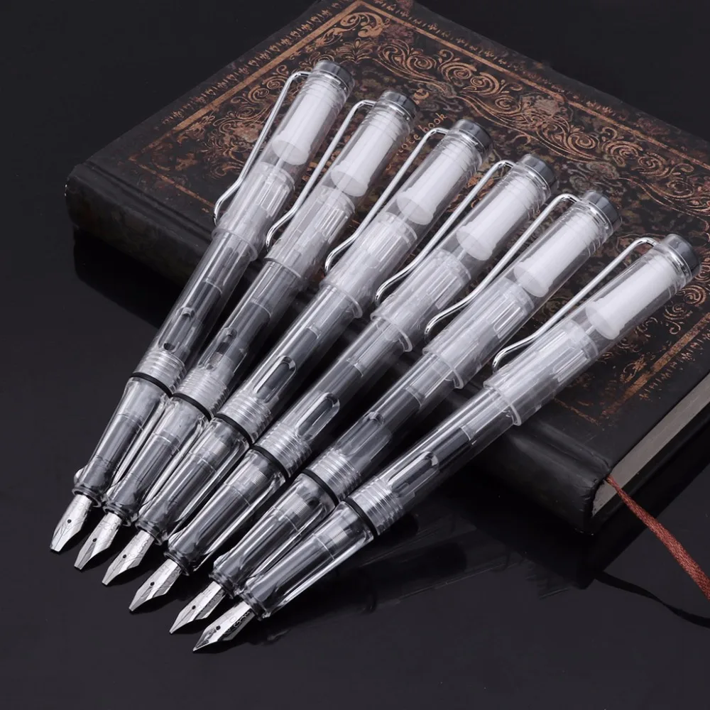 

1pc 0.7mm/1.1mm/1.5mm/1.9mm/2.5mm/2.9mm Duckbill Gothic Parallel Calligraphy Art Flat Tip Tibetan Arabic Fountain Pen C26