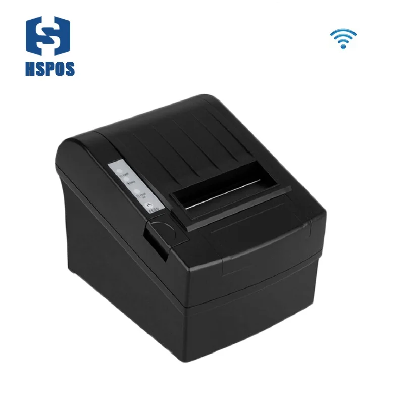 

High quality 80mm pos wifi thermal receipt printer with auto cutter support multiple computer printing