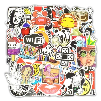 

Mix Stickers for Decor Bedroom Mirror Wall Sticker for Kitchen Decoration Children Funny Random Stickers on the Fridge 700 PCS