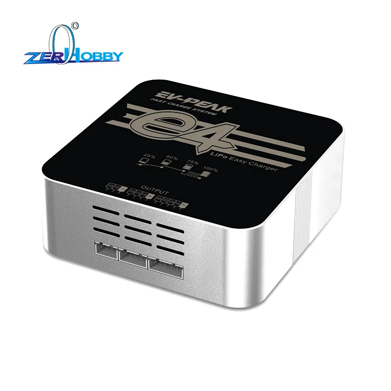 EV-Peak E4 50 Вт 4A AC Вход напряжения 100 V-240 V быстрое зарядное Зарядное устройство для 2 S-4 S LiPo Батарея для