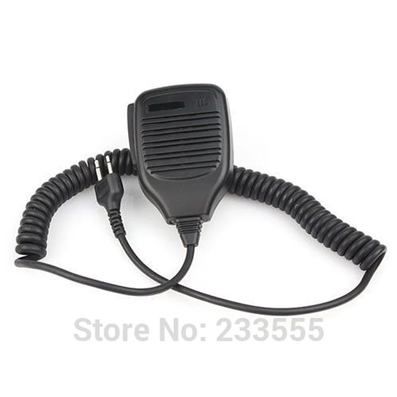 2 шт. Новый 2 Pin Ручной плеча Динамик микрофон Микрофон для радио Walkie Talkie IC-U12/A5 IC-V8 IC-V82 IC-V85 IC-F3S IC-F4S