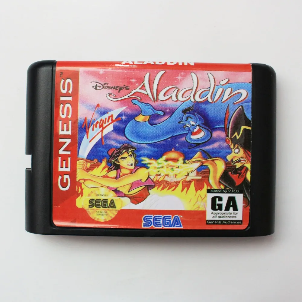 

Aladdin 16 Bit MD Game Card For Sega Mega Drive For Genesis