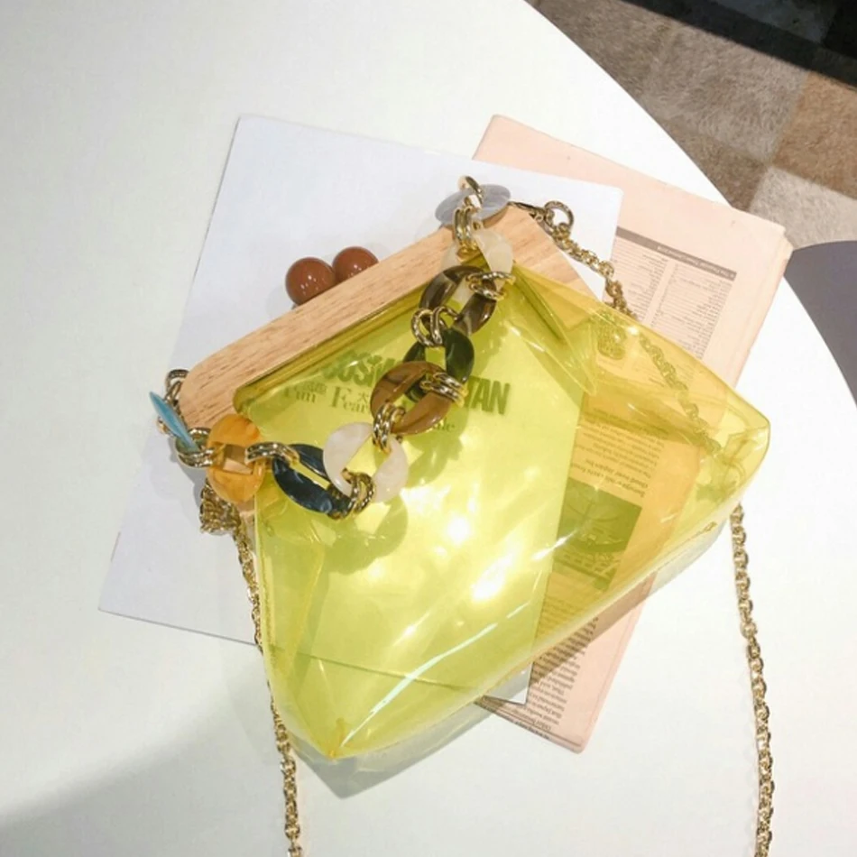 Роскошная акриловая сумка на застежке, женская сумочка на цепочке, сумки-мессенджеры на плечо, женские сумки цвета мороженого, вечерние клатчи Bolso femenino