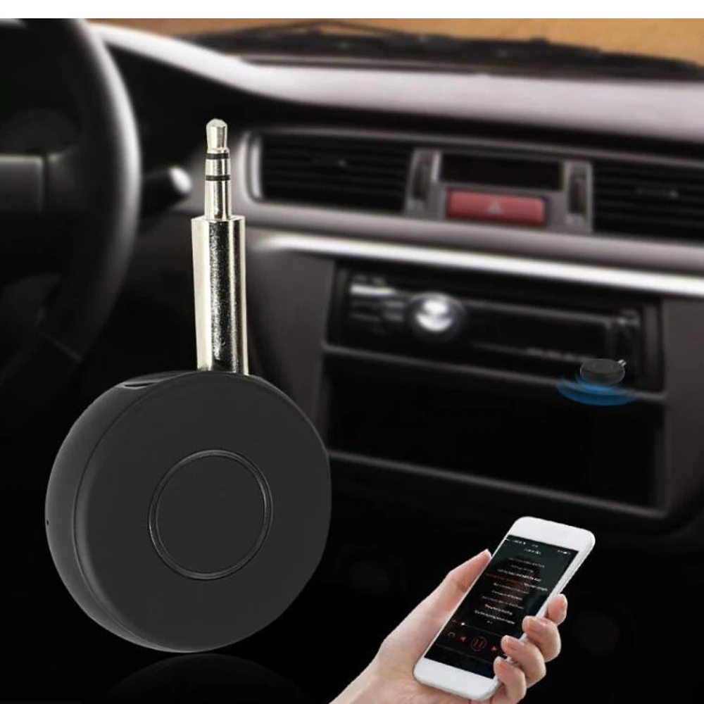 Bluetooth 5 0 wireless audio Transmitter Music Stereo 3 5mm jack Sender Dongle Adapter For car audio amplifiers headphones TV PC