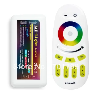 

2.4GHZ 4-zone controlled LED RGB touch controller;DC12-24V input,6A*3CH output