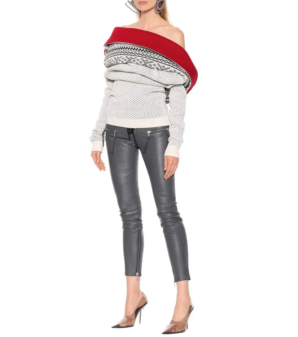 YPROJECT Wool off-the-shoulder sweater white BV66985_0