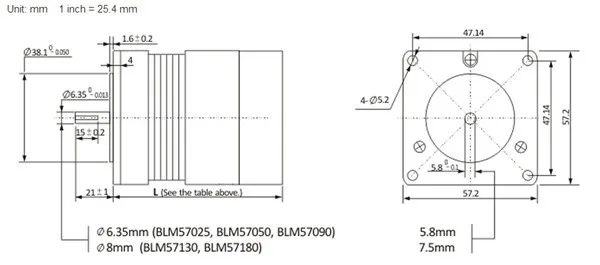 57BL180D-1000+ACS606-BLM57180-1000-Dimension