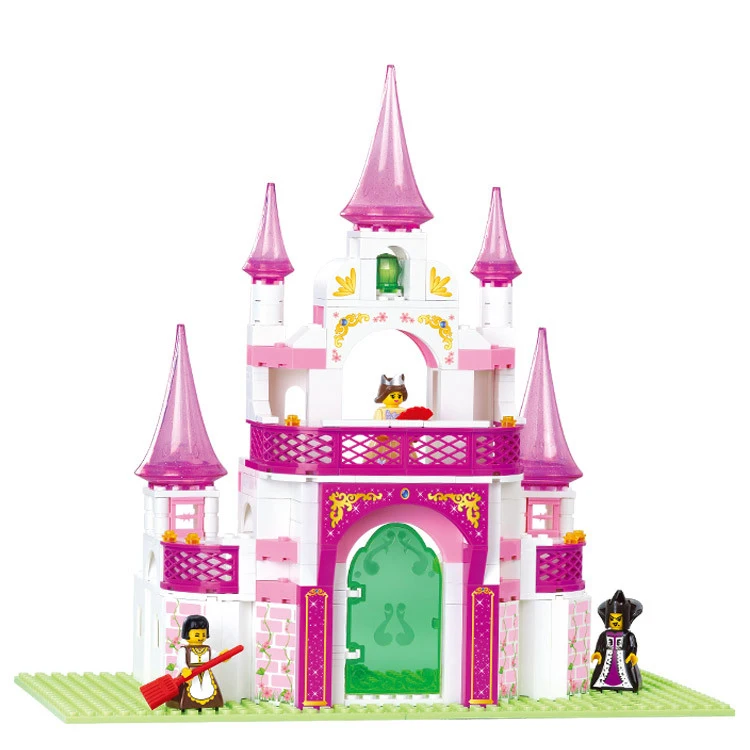 

Sluban model building kits compatible with lego city castle 772 3D blocks Educational model & building toys hobbies for children
