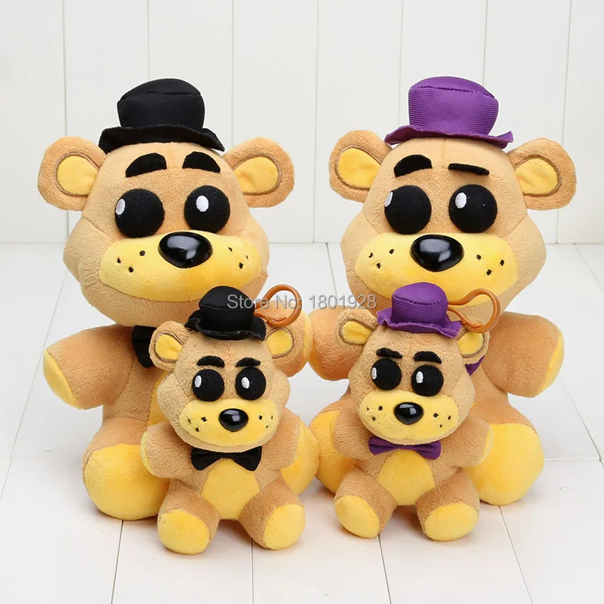 14cm/25cm Fnaf In Stock Plush Possessed Fredbear Golden Freddy