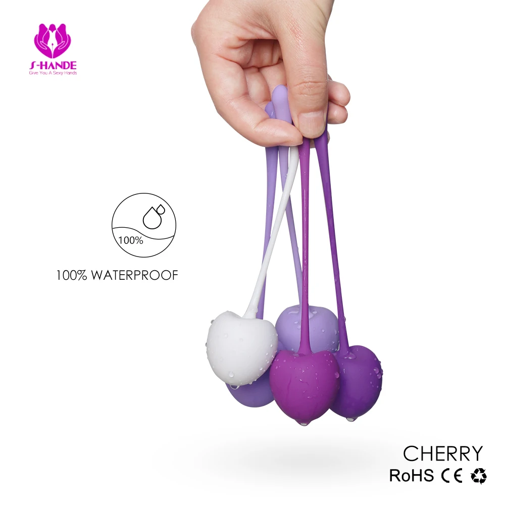 5 teile satz Sicher Silikon Kegel Übung Ball Ben Wa Ball Vagina Straffen Trainer Massage Sex