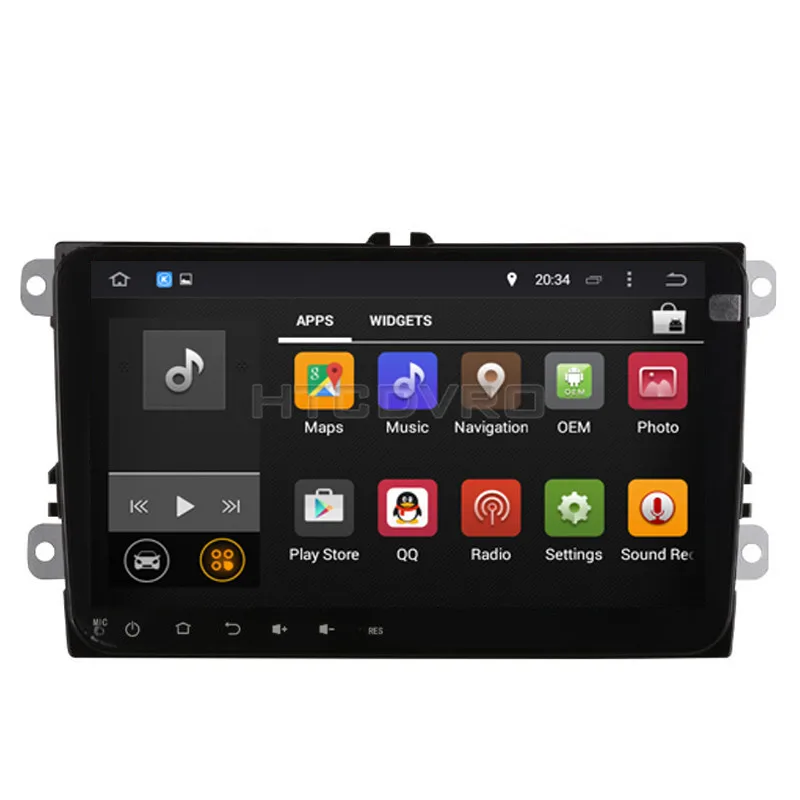 Excellent YMODVHT 9inch Octa Core 4GB Android 9.0 Car DVD GPS for VW SAGITAR/JATTA/JETTA/MAGOTAN/PASSAT B6/V6/B7/CC/GOLF/TIGUAN/BORA 3